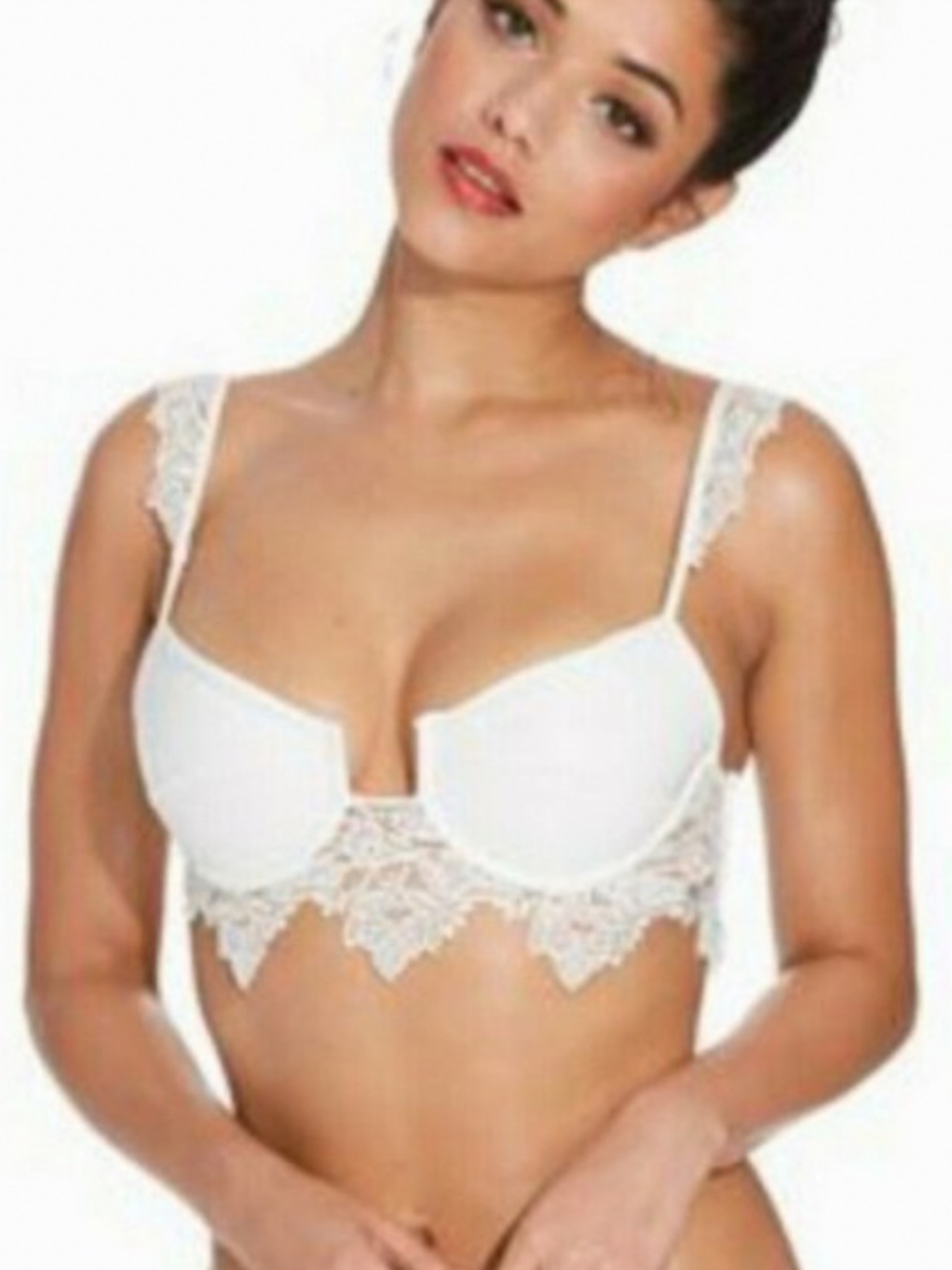 $300 For Love & Lemons Barcelona Underwire Bikini Top & Bottom White Sz S